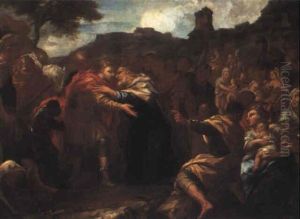 The Reconciliation Of Jacob With Laban by Pietro Dandini