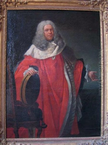 Portrait D'andre Elzeard D'arbaud (1697-1744), Premier Conseiller Et President A Mortier Au Parlement De Provence - view 1