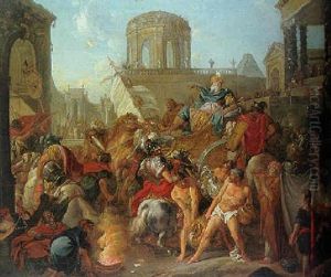 The Triumphal Entry Of A General Into A City