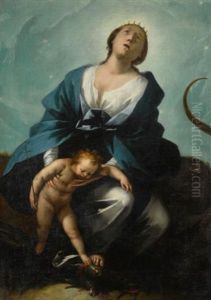 The Madonna Of The Apocalypse by Giovanni Stefano Danedi