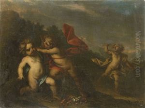 Gioco Di Putti by Giovanni Stefano Danedi