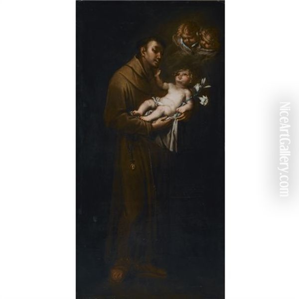 Saint Anthony Of Padua And The Christ Child - view 1