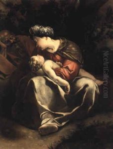 Il Riposo Nell Fuga In Egitto by Giovanni Stefano Danedi