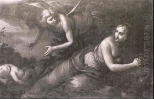 Agar E L'angelo by Giovanni Stefano Danedi