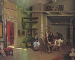 Akademiestuck, Klasse Aus St. Anna by Josef Franz Danhauser