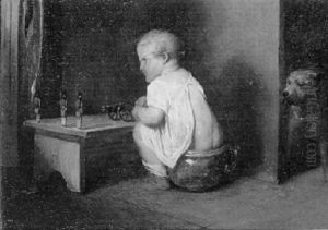 Der Kleine Soldat by Josef Franz Danhauser
