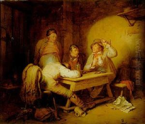 The Village Politicians by Josef Franz Danhauser