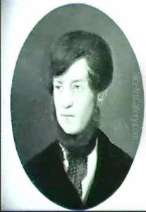 Portrait Eines Jungen Herren Mit Bart Portrait Eines Jungen Herren Mit Bart