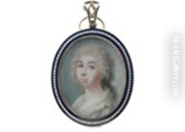 Portrait Miniature Of A Lady - view 1