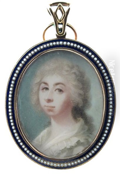 Portrait Miniature Of A Lady - view 1