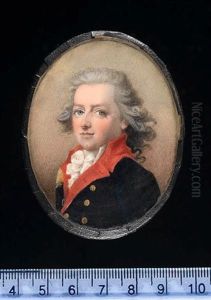 John Cockburn Wearing The Uniform Of A Junior Officer Of The Royal Regiment Of Artillery