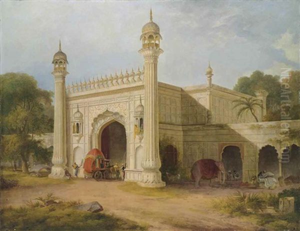 The Gate Of Serai, At Chandpore, In The Rohilla District, East Indies - view 1