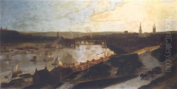 View Of Newcastle On The River Tyne From St. Ann's - view 1