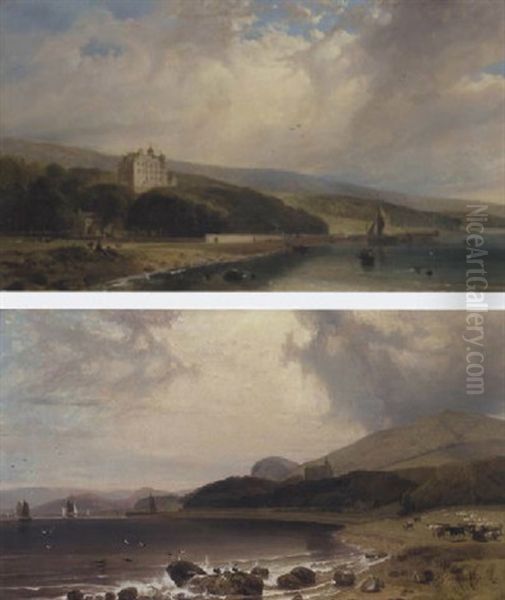 View Of Dunrobin Castle, Sutherland, From The South-east - view 1