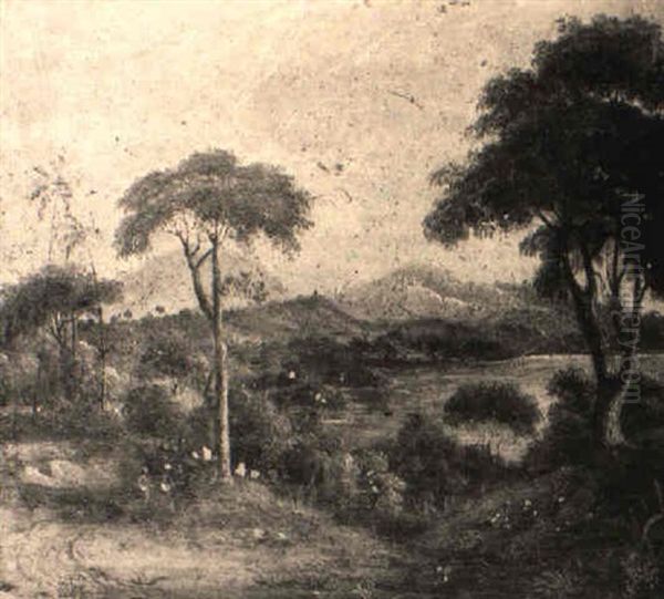 Natives In A Tropical Landscape - view 1