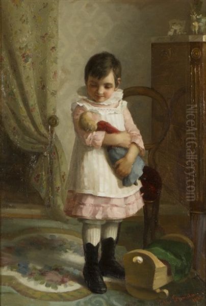 Girl With A Doll - view 1