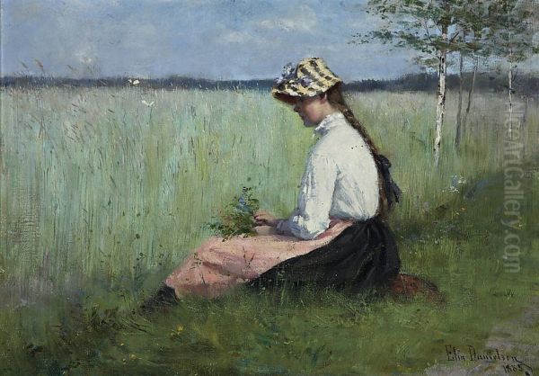 Girl On A Meadow - view 1
