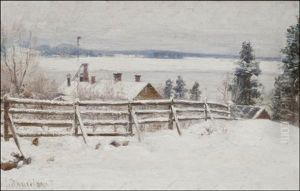 Talvimaisema by Elin Danielson-Gambogi