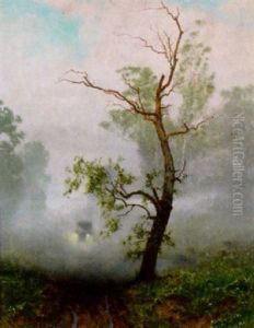 Nebel Im Prater by Josef Danilowatz