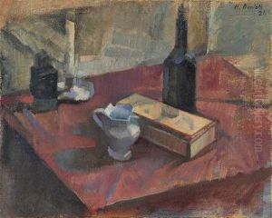 Still Life With Boccalino And Candle