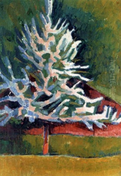 Bluhender Birnbaum - view 1