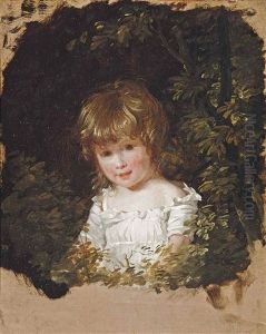 Portrait Of A Young Boy, Traditionally Identified As Master Hugh Grant, Bust Length, Wearing A White Chemise by Henri-Pierre Danloux