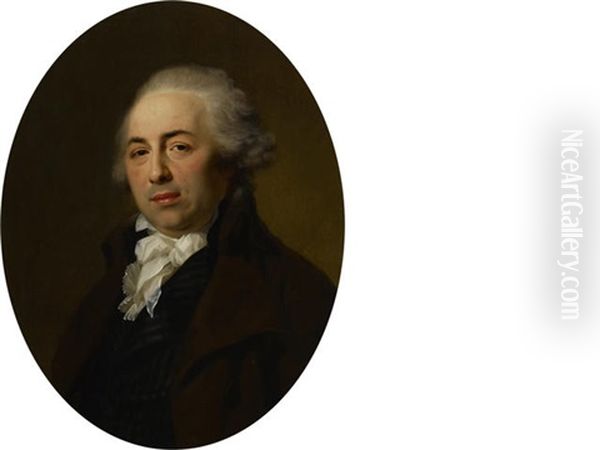 A Portrait Of Francois Isaac Couderc And A Portrait Of Madame Couderc (pair) - view 1