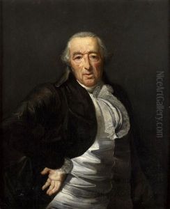 Portrait D'homme En Buste, La Main Sur La Hanche