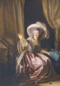 Portrait Of The Artist's Wife And Son by Henri-Pierre Danloux