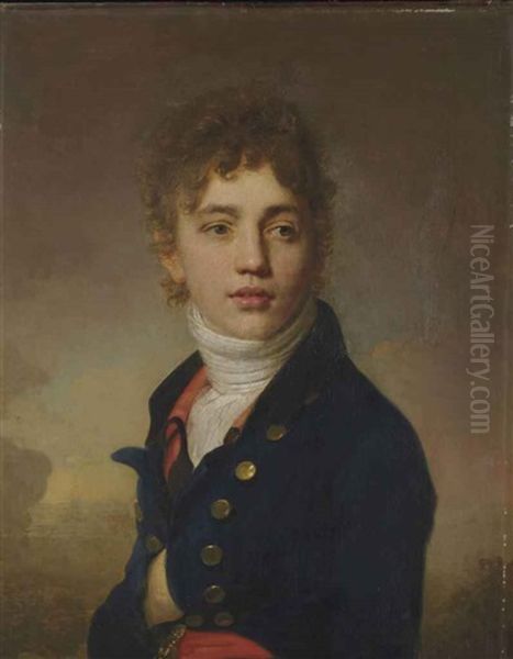 Portrait De Jeune Homme En Buste - view 1