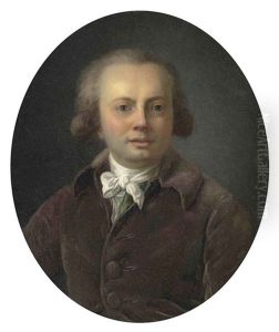 Portrait Of A Gentleman In A Brown Coat With A White Stock by Henri-Pierre Danloux