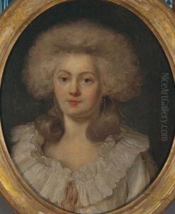Portrait De Jeune Femme by Henri-Pierre Danloux