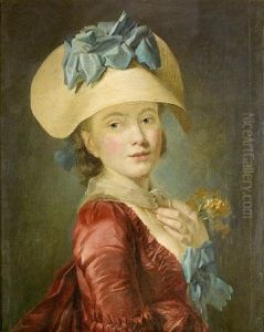 Portrait Of A Young Lady by Henri-Pierre Danloux