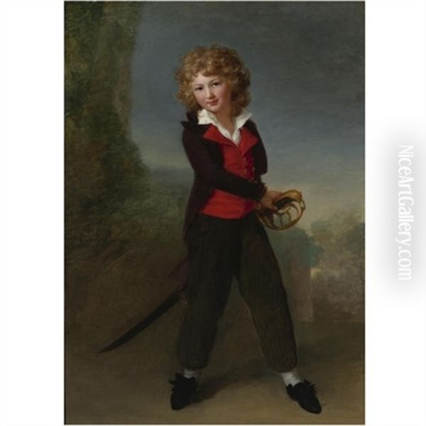 Portrait Of The Young Count Felix De Narbonne Pelet - view 1