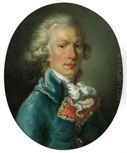 Bildnis Eines Herrn Mit Puderperucke by Henri-Pierre Danloux