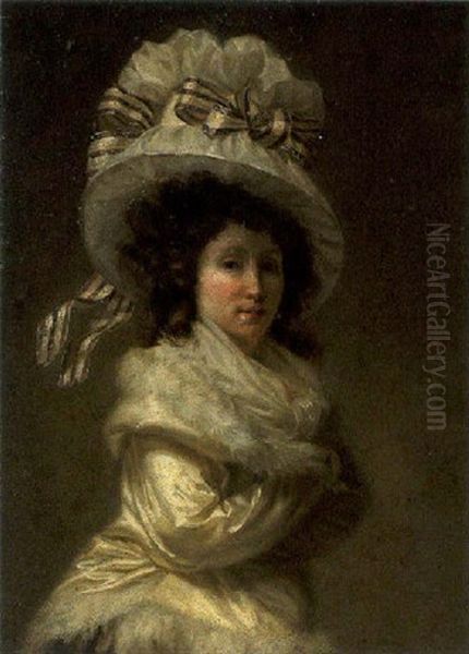 Portrait De Jeune Femme En Blanc - view 1