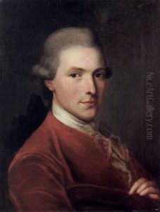 A Portrait Of A Gentleman In A Red Coat