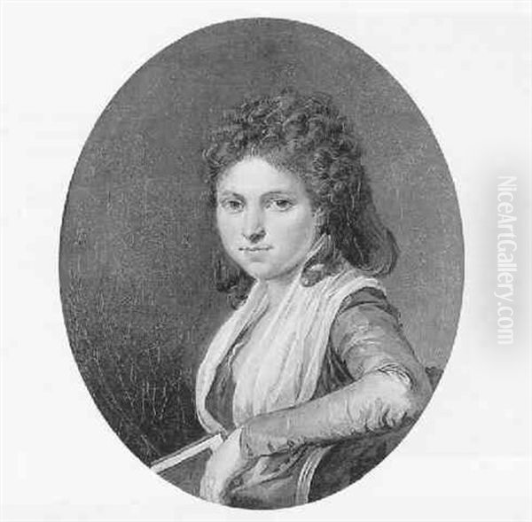 Portrait Presume De Mademoiselle De Richemont - view 1