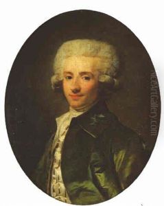 Portrait De Elie Charles De Talleyrand, Prince De Chalais by Henri-Pierre Danloux