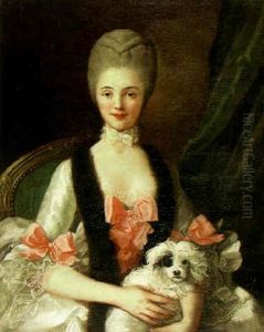 Portrait Of Madame Busseuil And Her Dog