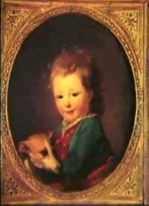 Portrait D'un Jeune Garcon Et De Son Levrier, And           Mr Gimpel (2) by Henri-Pierre Danloux
