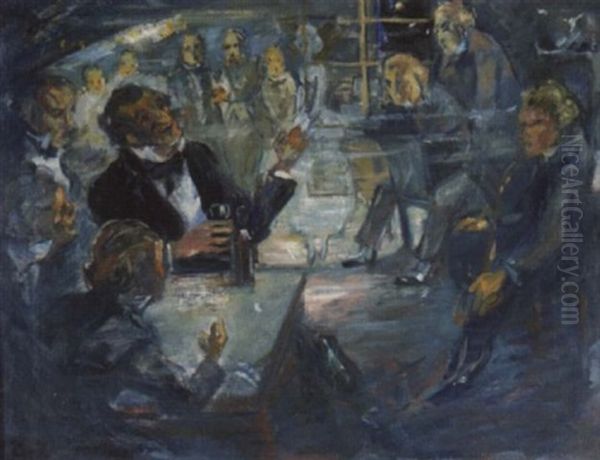Hoffmann Erzahlt Seinen Freunden Im Keller - view 1