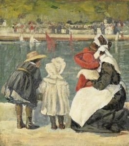Nourrice Et Enfants Devant Le Bassin Du Jardin Des Tuileries Nourrice Et Enfants Devant Le Bassin Du Jardin Des Tuileries