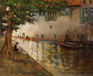 Canal (bruges) by Alice Dannenberg