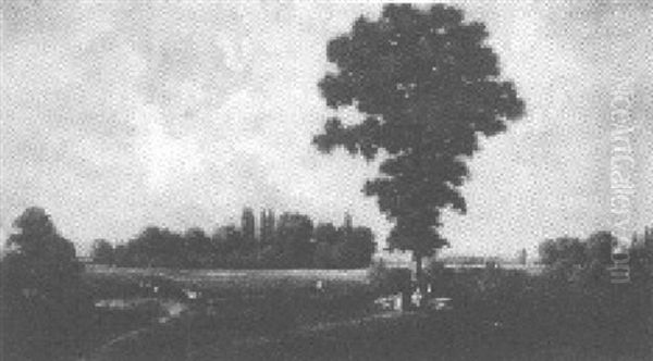 Figure In A Landscape - view 1