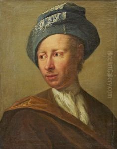 Portratt Forestallande Generalmajor Gustaf Abraham Piper