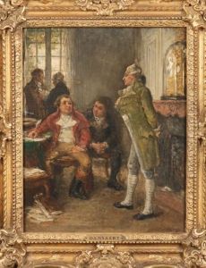L'ecrivain Public by Leon Marie Constant Dansaert