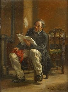 Het Lezen by Leon Marie Constant Dansaert
