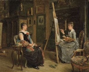 L'artiste Dans Son Atelier