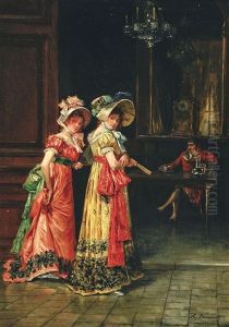 Twee Elegante Dames Twee Elegante Dames